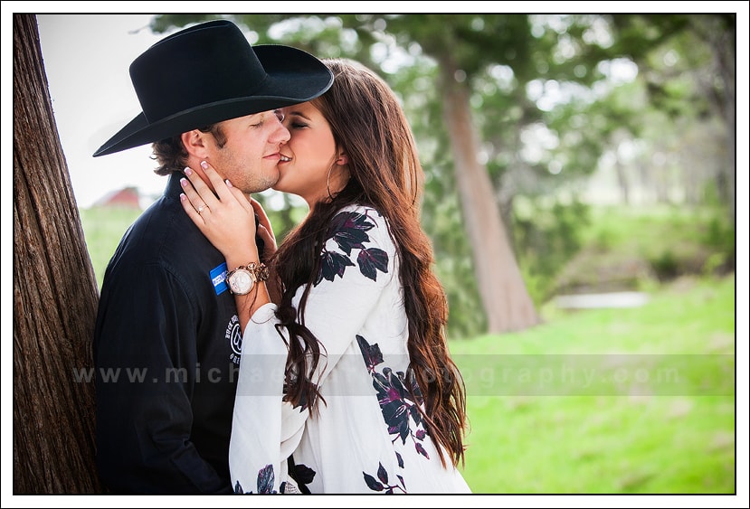 Texas Ranch Engagement Portrait Photography